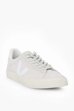 Veja Natural White Suede Campo Sneakers