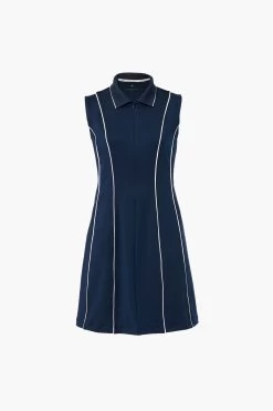 Navy Roxana Half Zip Golf Dress -Vogue Vista Clothing jghfS72G0mWCSyeAe9osKIo806F8X99Z 1