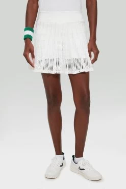 White Cane 15 Inch Williams Tennis Skirt