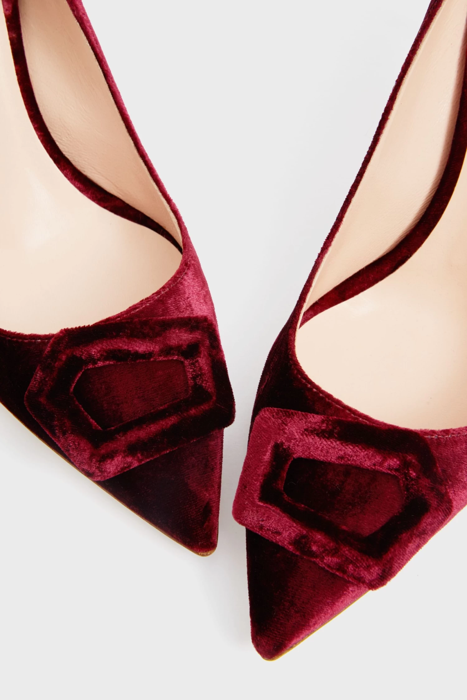 Bordeaux Velvet New Nada Heels 5 Bordeaux Velvet New Nada Heels - Image 5