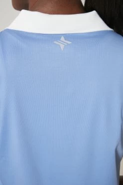 Boogie Down Blue Sleeveless Caroline Polo -Vogue Vista Clothing kcAKhhnMjvHZAJnd4GYefbh2cCHjLyMU 1