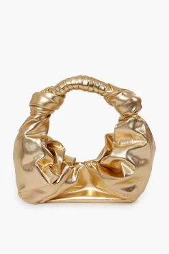 Simon Miller Star Gold Smooth Vegan Leather Lopsy Bag