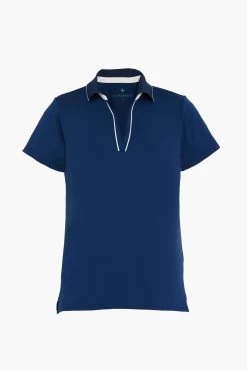 Navy Short Sleeve Caroline Polo 14 Navy Short Sleeve Caroline Polo -Vogue Vista Clothing ktkTjFDDh9sw6BIXiBga01CmrZgoIoqN 1