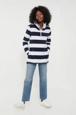 Navy White Wide Stripe Prospect Pullover -Vogue Vista Clothing lO858VSry8Pg6iol7NS0dydQd9ZDhXXM 1