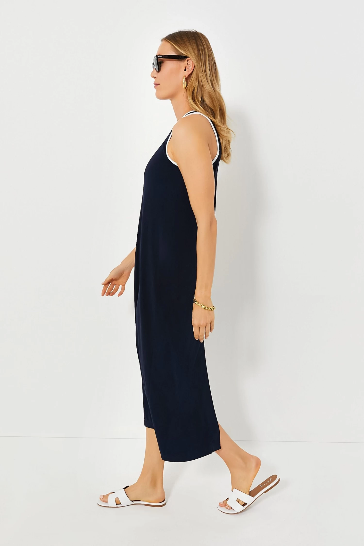 Navy Tori Racerback Dress 3 Navy Tori Racerback Dress - Image 3