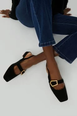 Black Suede Mandolin Flats 7 Black Suede Mandolin Flats -Vogue Vista Clothing lPK475IndbUiIP4PlhsqfvhjZkbndmpd 1