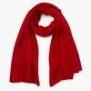 Exclusive Red Cashmere Travel Wrap