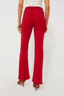 MOTHER Haute Red High Waisted Weekender Skimp -Vogue Vista Clothing lt18xjPP3pdSFYzPlJisVFPgLnyoQ29n 1