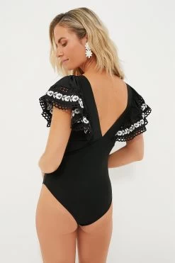 Black Katya Embroidered One Piece -Vogue Vista Clothing lxBVtNnDTpRwB7ZPSI6pCse7ARczTM0v 1