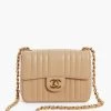 CHANEL Beige Mademoiselle Mini Mastrasse Shoulder Bag