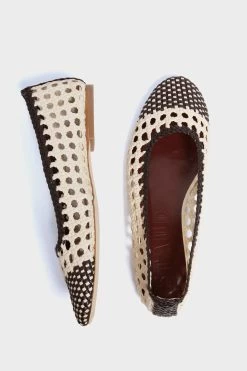 Staud Cream And Black Nell Crochet Ballerina -Vogue Vista Clothing nF5FvHWepRlZTMM2G7AiXza48SLlPwcG 1