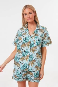 Mint Bagheera Leopard Short PJ Set -Vogue Vista Clothing nWD2cEVrGStKSnQWQLkCIyjFbYswwB2E 1