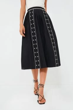 ULLA JOHNSON Noir Sabina Skirt