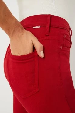 MOTHER Haute Red High Waisted Weekender Skimp -Vogue Vista Clothing nYQe05ZANJXk6LSG5byc6iv8sM1MGmhd 1