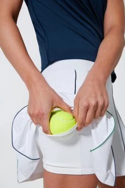 White Piped 15 Inch Lydia Tennis Skirt -Vogue Vista Clothing oCaWBU7kpzx9VwzbJlouhMxX9rPr1coi 1