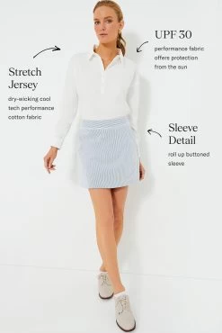 White Long Sleeve Performance Cotton Harrison Polo -Vogue Vista Clothing olWGYAhVcGfbbjKwcdidPumMCZDuzjCY 1