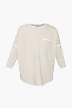 Sand And White Terry Farah Pullover -Vogue Vista Clothing owmJCBJ6kUyHgAUdUmlAfDpR33Tc7Z75 1