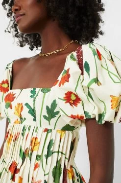 Exclusive Ivory Floral Caramelo Mini Dress -Vogue Vista Clothing p0lhJFtxPadVoPWNgCUOFpfjPoxBLoci 1