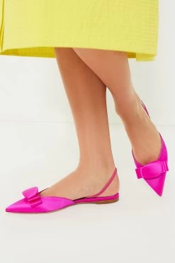 Fuxia Satin Belinda Flats -Vogue Vista Clothing p4iO1r14RmUsc2N38lRp9WFGLRI3s2HZ 1
