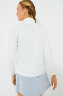 White Carver Quarter Zip Tee -Vogue Vista Clothing pJSYJy49V7NIM0YnD6vWgdafojC0Cjf4 1