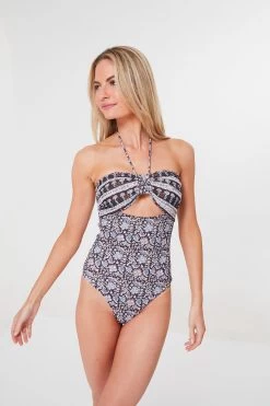 Lilac Amaki Border One Piece