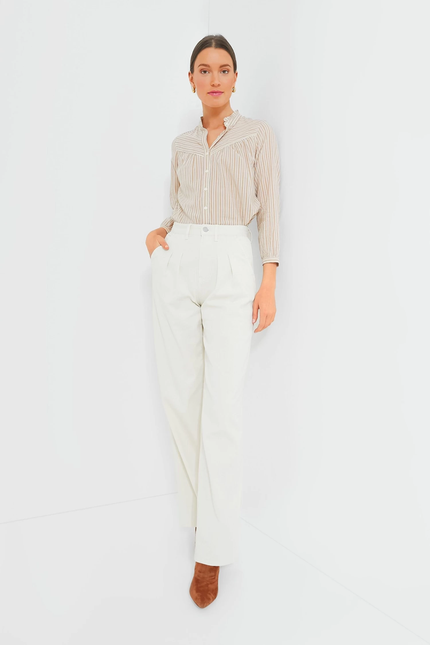 Burro Stripe Ruth Shirt 2 Burro Stripe Ruth Shirt - Image 2