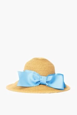 Exclusive Blue Packable Wide Bow Sunhat -Vogue Vista Clothing prgxbLfgUdekFOhfUh4bBqriBgzICBIV 1