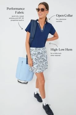 Navy Short Sleeve Caroline Polo 10 Navy Short Sleeve Caroline Polo -Vogue Vista Clothing q6FwoA1Fv7nuzOSOyeysEvyaUxWFis1y 1