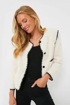 Cream & Black Trim Audrey Jacket -Vogue Vista Clothing qBRqZNEphuj14Opnv5D8yBij66BDw6bH 1