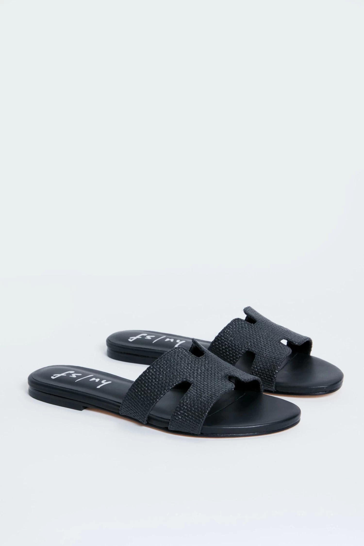 Black Raffia Alibi Sandals 4 Black Raffia Alibi Sandals - Image 4