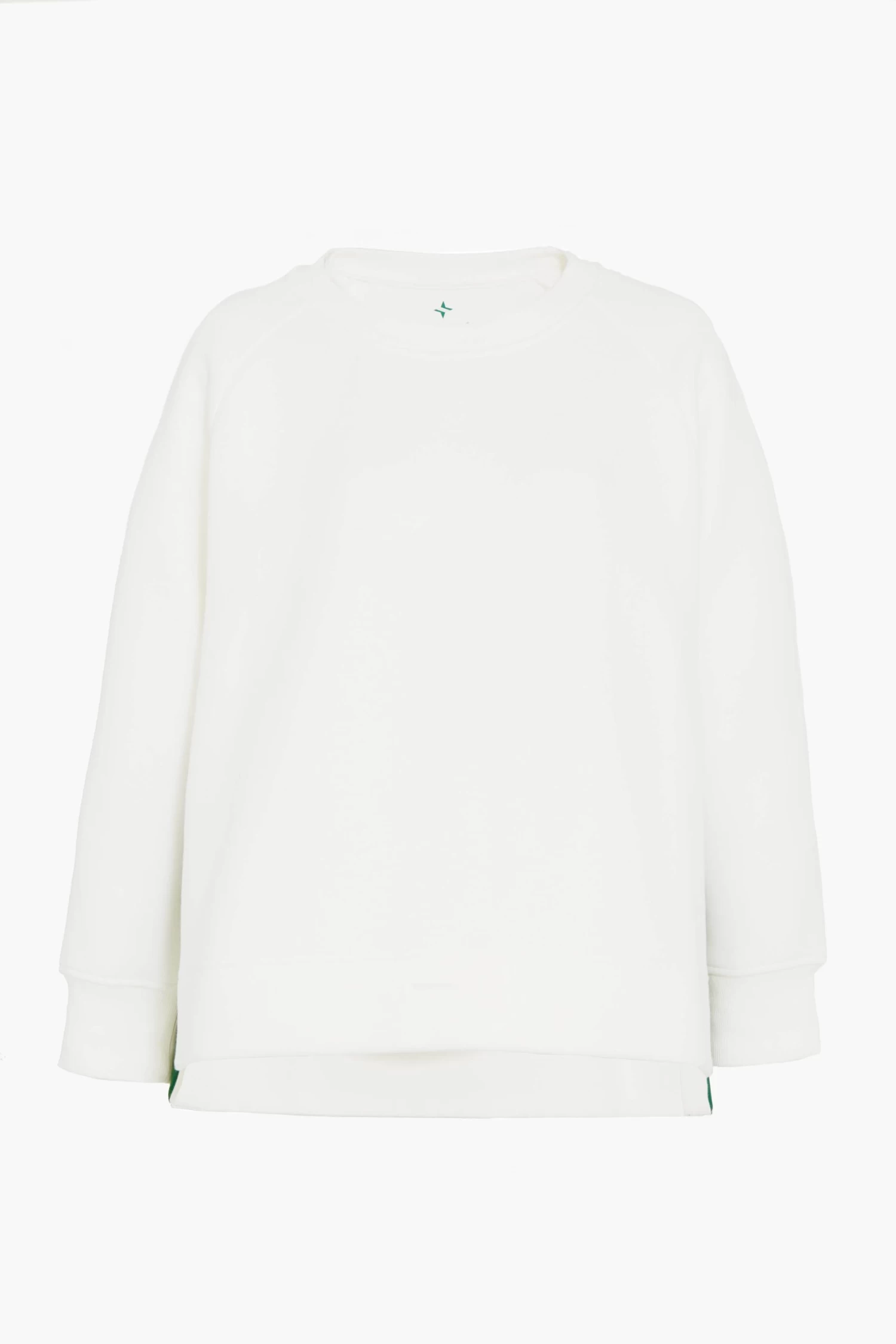 White And Green Stripe Maggie Pullover 7 White And Green Stripe Maggie Pullover - Image 7