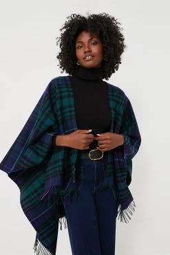 Vineyard Vines Blackwatch Pink Pop Blanket Wrap