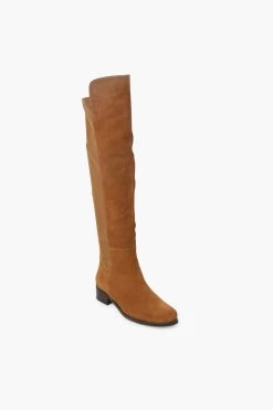 Exclusive Camel Suede Waterproof Velma Boots