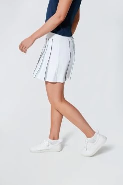 White Piped 15 Inch Lydia Tennis Skirt -Vogue Vista Clothing r9FQtfbDYKfE3YWPU2XQtkUbrVBIAYMa 1