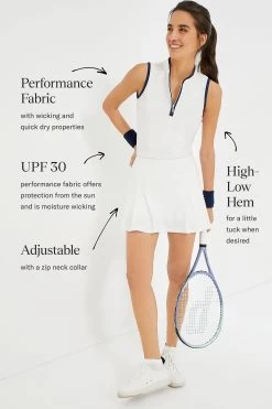 White Sleeveless Connors Mock Neck -Vogue Vista Clothing rn6B3SzfYtoyCJ6S3MLWBG1FDHNVsLyp 1