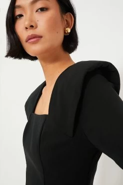 Black Long Sleeve Hepburn Blouse -Vogue Vista Clothing sWQ3owPqr2w68kd7ZnDwA5pe98KNZYOE 1