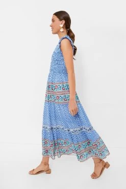 Campania Blue Sleeveless Smocked Maxi Dress 8 Campania Blue Sleeveless Smocked Maxi Dress -Vogue Vista Clothing sa2K6OEIVqk59Qti308sTVy1ts09j2mf 1