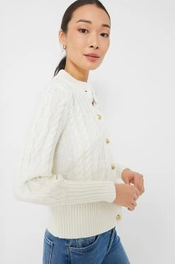 Ivory Cotton Colette Cardigan -Vogue Vista Clothing skEMkcGlSP7AaaZ6OPqlLsG4hF7Kw1rR 1