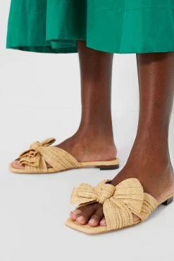 Loeffler Randall Natural Pleated Straw Daphne Flats -Vogue Vista Clothing sozG2MoiNkSKLNSQnJUL39gKJ55OJOua 1