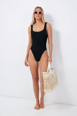 Black Classic Square Neck One Piece -Vogue Vista Clothing syjAWnphHr4Tt8UNY6bYumAu9H1LOeXM 1