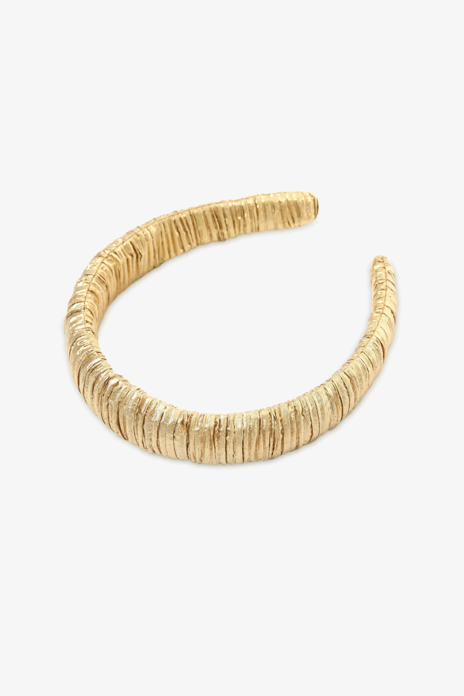 Loeffler Randall Gold Marina Puffy Headband 4 Loeffler Randall Gold Marina Puffy Headband - Image 4