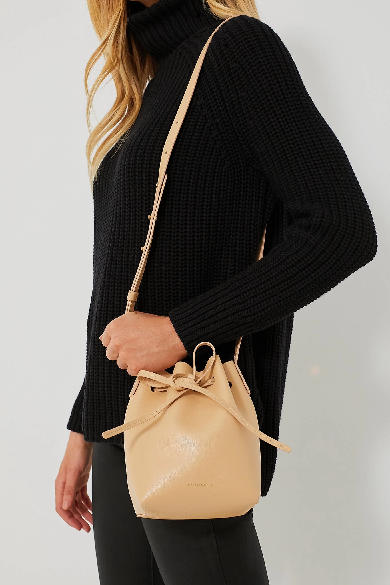 Mansur Gavriel Sand Mini Mini Bucket 3 Mansur Gavriel Sand Mini Mini Bucket - Image 3