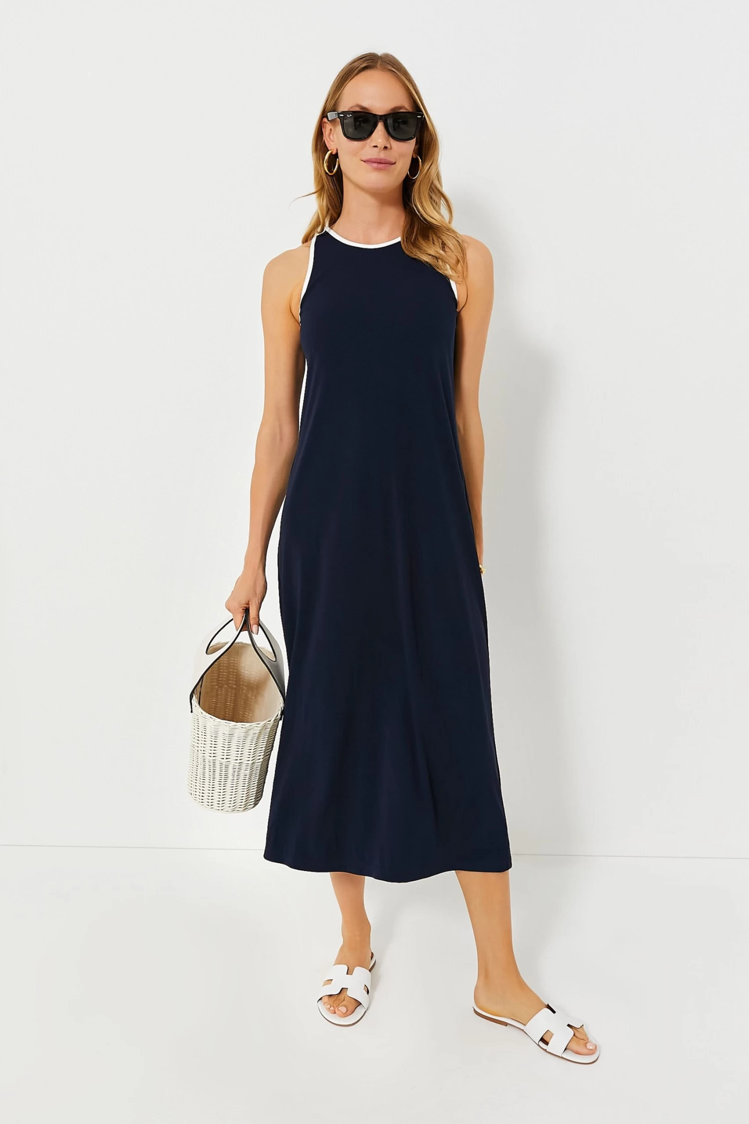 Navy Tori Racerback Dress 1 Navy Tori Racerback Dress