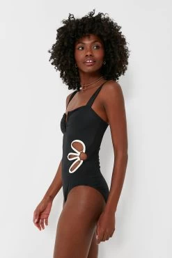 Black And Ivory Flora One Piece -Vogue Vista Clothing uuSz9qWTvpX4UT0gFLcw1dQTYAHWebnJ 1