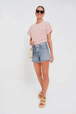 Red Striped Presley Tee -Vogue Vista Clothing v84Ga8xN4lmimx65YPHSq556OGcqkf1C 1