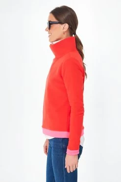 Poppy Red And Neon Pink Colorblock Park Slope -Vogue Vista Clothing vSUgpRznzF5nEAvDetIcfiIRzH2F73P8 1