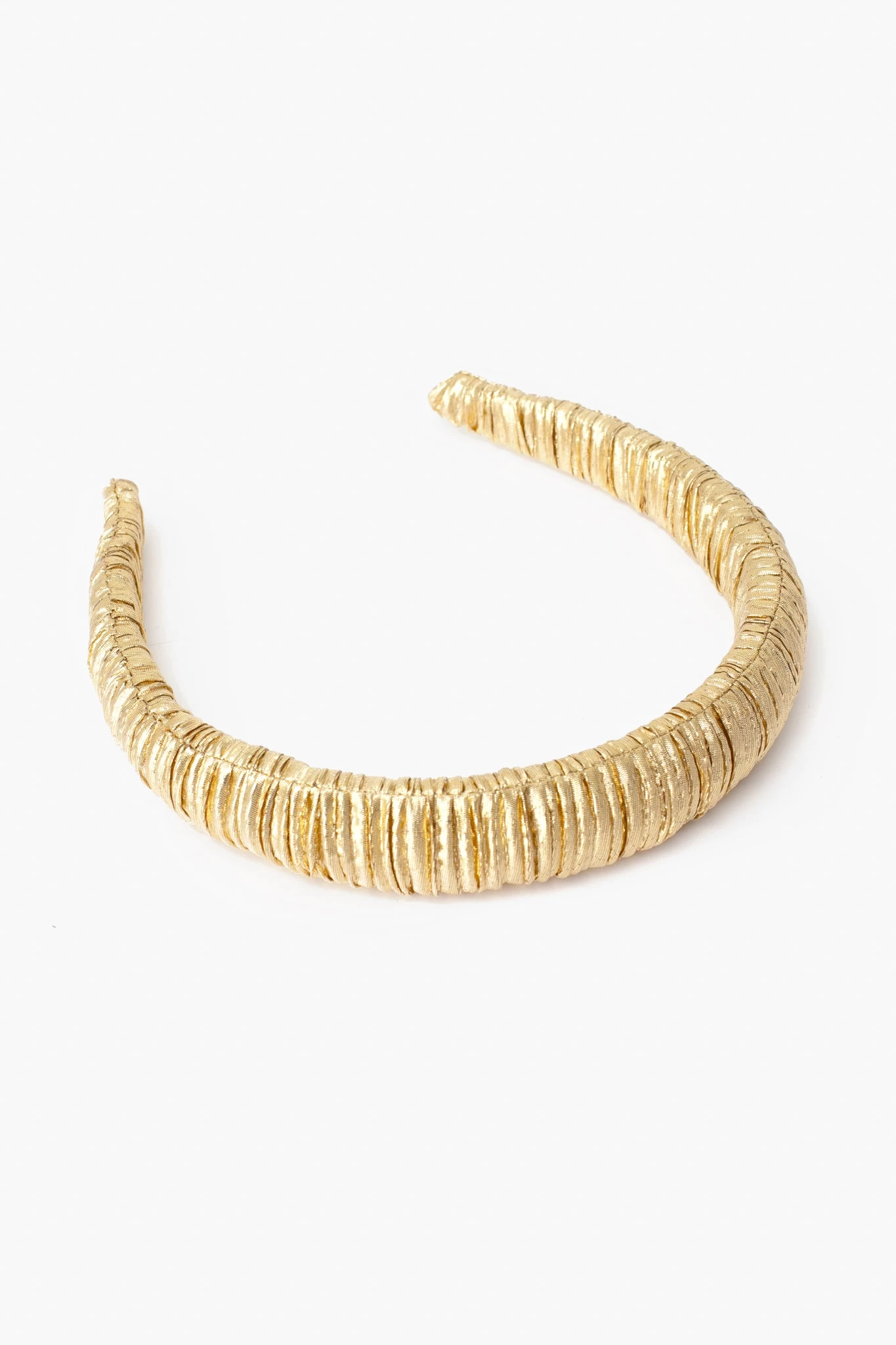 Loeffler Randall Gold Marina Puffy Headband 3 Loeffler Randall Gold Marina Puffy Headband - Image 3