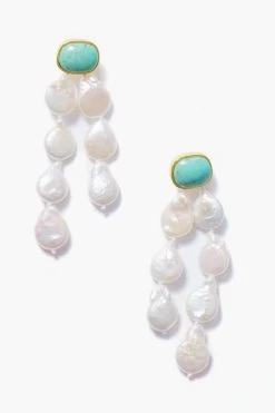 Turquoise Holiday Earrings