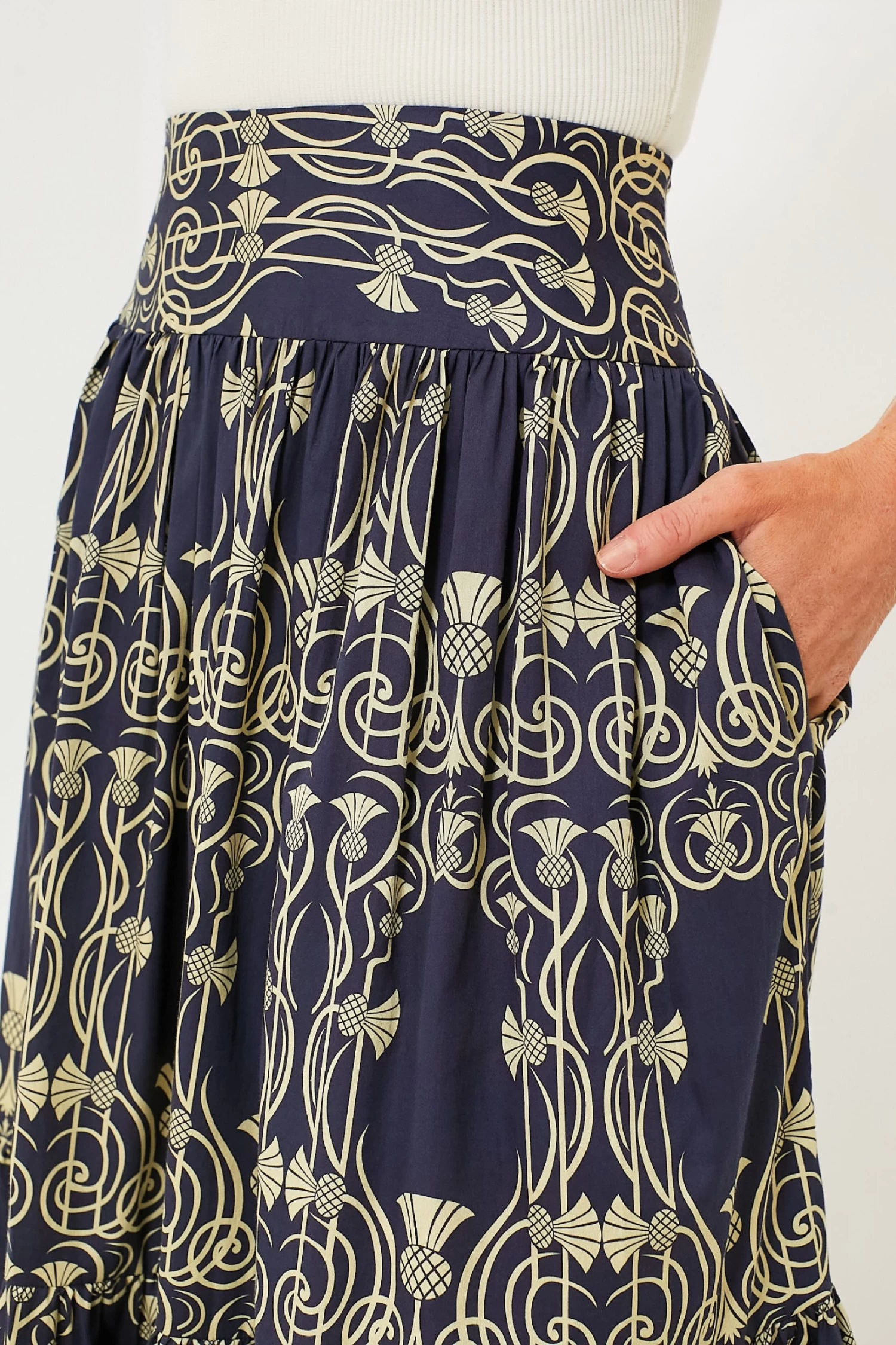 Pinas Navy Juana Skirt 5 Pinas Navy Juana Skirt - Image 5