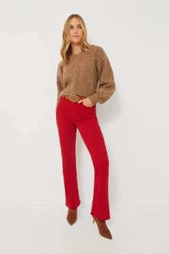 MOTHER Haute Red High Waisted Weekender Skimp -Vogue Vista Clothing wInzfXre90zYWtNo25SM2sjP2Iw9qXaT 1